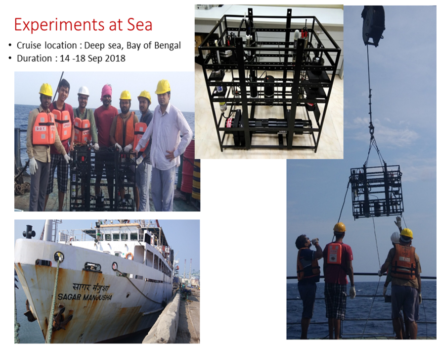 Experiment at sea